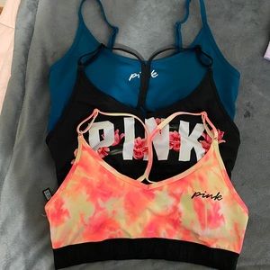 VS PINK SPORTS BRA BUNDLE (XL)